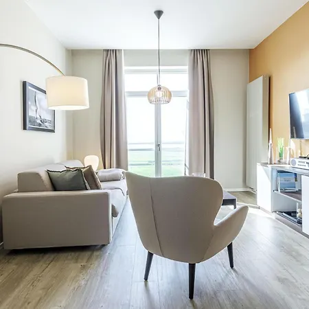 Apartment Ostseeglueck - 5-sterne-ferienwohnung Mit Suedbalkon Und Blick Zum Saaler Bodden *